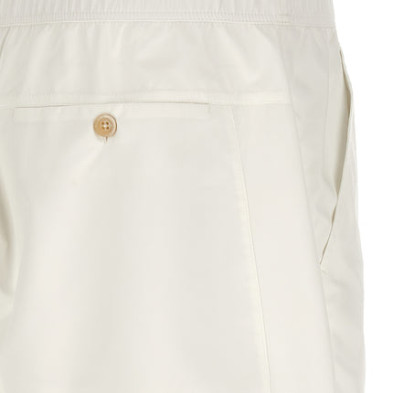Brunello Cucinelli White Polyester Bermuda Shorts