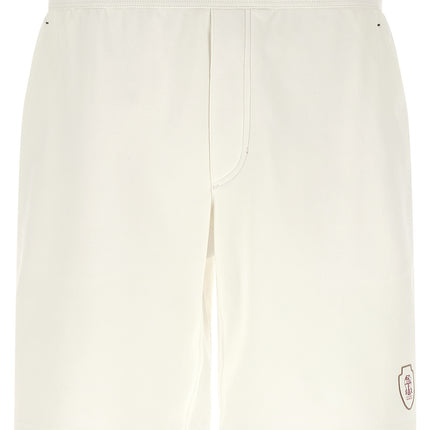 Brunello Cucinelli White Cotton Bermuda Shorts