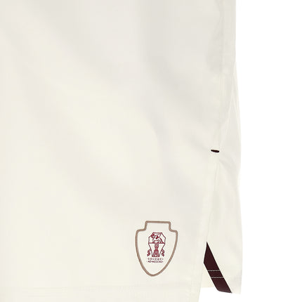 Brunello Cucinelli White Polyester Bermuda Shorts