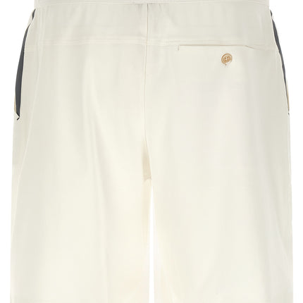 Brunello Cucinelli White Cotton Bermuda Shorts