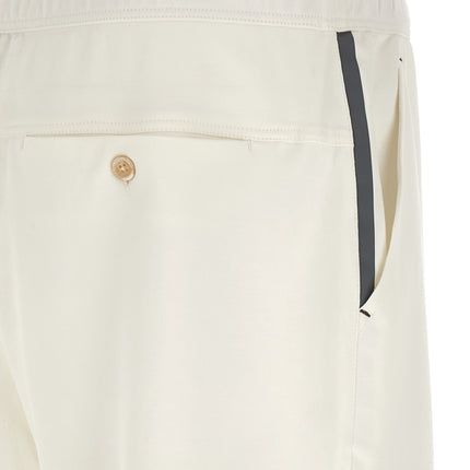 Brunello Cucinelli White Cotton Bermuda Shorts