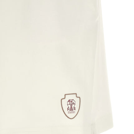 Brunello Cucinelli White Cotton Bermuda Shorts