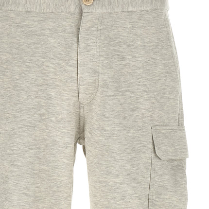 Brunello Cucinelli Gray Cotton Bermuda Shorts
