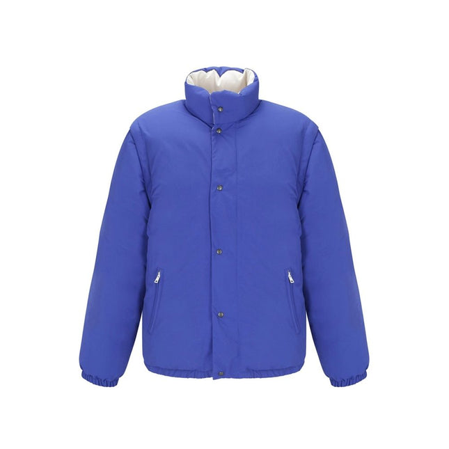 Gucci Blue Polyamide Full-Length Jacket