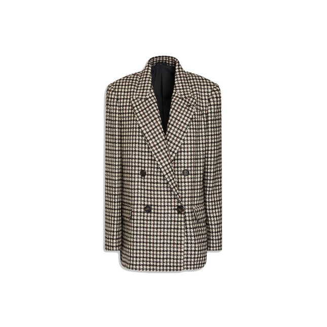 Brunello Cucinelli Brown Alpaca Leather Blazer