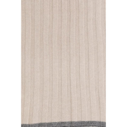 Brunello Cucinelli Beige Cashmere Scarf