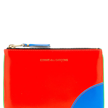 Comme Des Garçons Multicolor Leather Cardholder