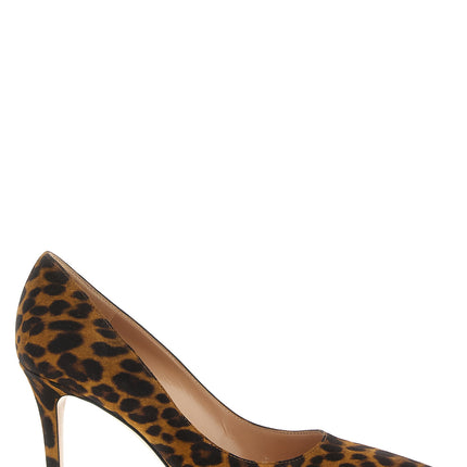 Gianvito Rossi Multicolor Suede Leather High Heel Pumps