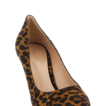 Gianvito Rossi Multicolor Suede Leather High Heel Pumps