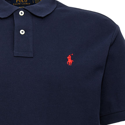 Polo Ralph Lauren Blue Cotton Polo Shirt