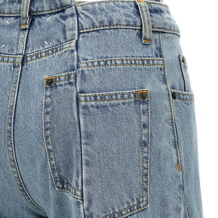 Maison Margiela Blue Cotton Jeans Denim