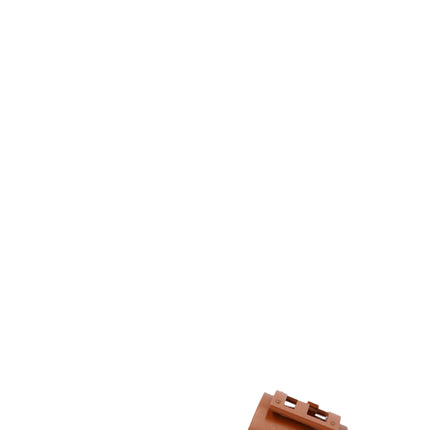 Fendi Brown Lamb Leather Slides