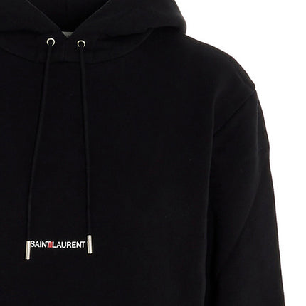 Saint Laurent Black Cotton Sweatshirt