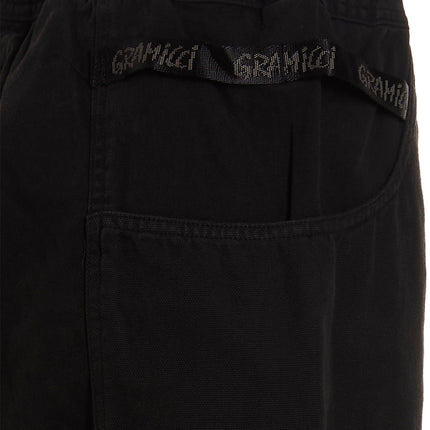 Gramicci Black Cotton Cargo Pants