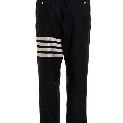 Thom Browne Blue Wool Athletic Pants