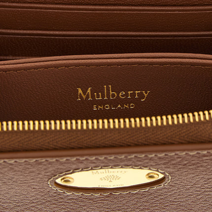 Mulberry Brown Bovine Leather Cardholder