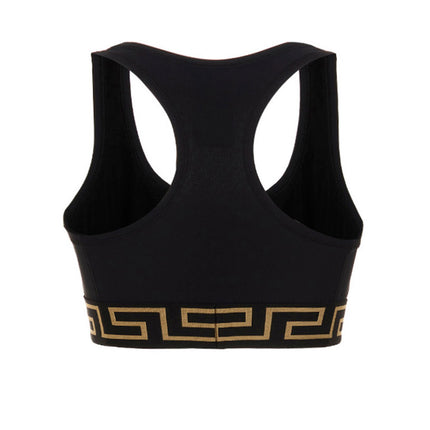 Versace Black Polyamide Sport Bra