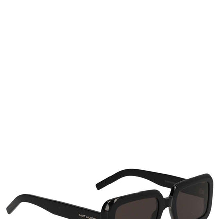 Saint Laurent Black Acetate Sunglasses