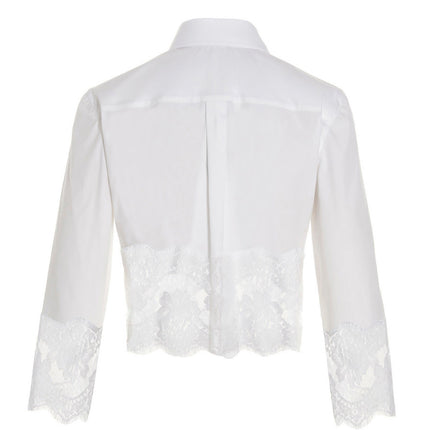 Dolce & Gabbana White Cotton Blouse