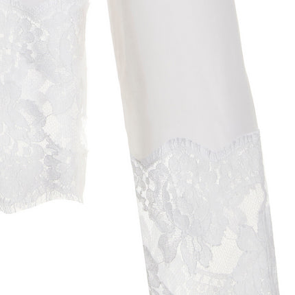 Dolce & Gabbana White Cotton Blouse