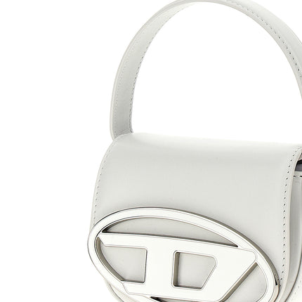 Diesel White Cowhide Handbag
