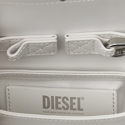 Diesel White Cowhide Handbag