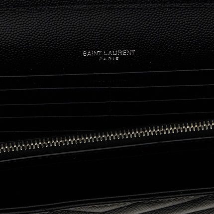 Saint Laurent Black Calfskin Clutch Bag