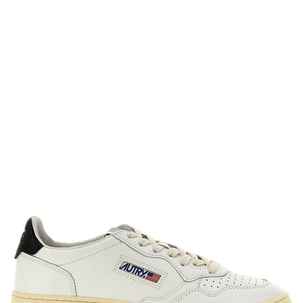 Autry Bicolor Calfskin Low Top Sneakers
