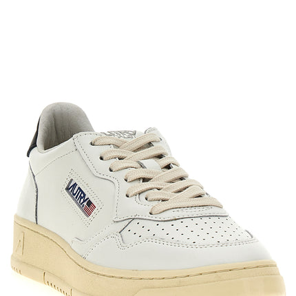 Autry Bicolor Calfskin Low Top Sneakers