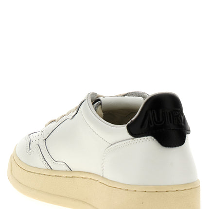 Autry Bicolor Calfskin Low Top Sneakers