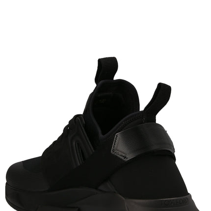 Tom Ford Black Polyethylene Athletic Sneakers