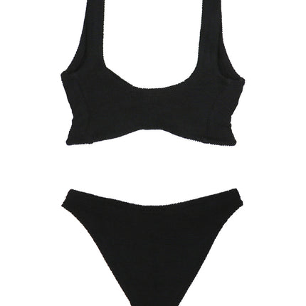 Hunza G Black Nylon Bikini