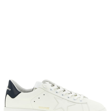 Golden Goose Blue Cowhide Low Top Sneakers