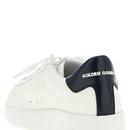 Golden Goose Blue Cowhide Low Top Sneakers