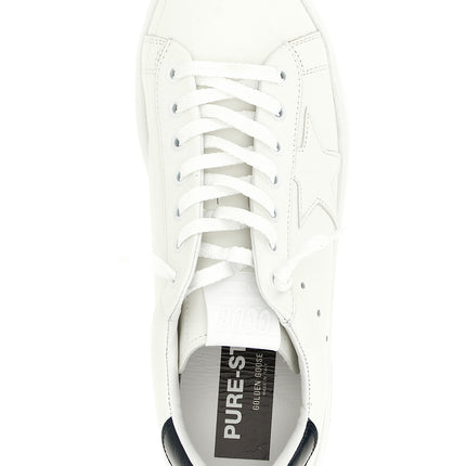 Golden Goose Blue Cowhide Low Top Sneakers