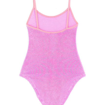 Hunza G Multicolor Nylon One-Piece Swimsuit