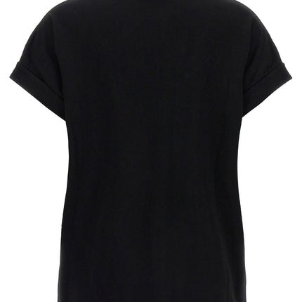 Brunello Cucinelli Black Cotton T-Shirt
