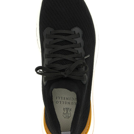 Brunello Cucinelli Black Polyethylene Athletic Sneakers