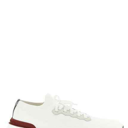 Brunello Cucinelli White Polyethylene Athletic Sneakers
