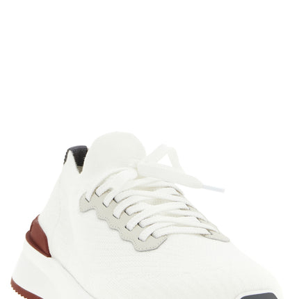 Brunello Cucinelli White Polyethylene Athletic Sneakers