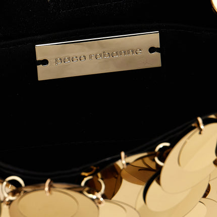 Paco Rabanne Gold Polyester Handbag