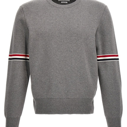Thom Browne Gray Cotton Cardigan