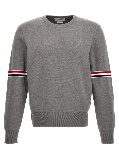 Thom Browne Gray Cotton Cardigan