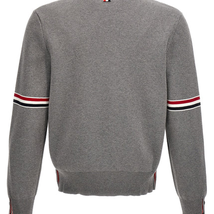 Thom Browne Gray Cotton Cardigan