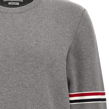 Thom Browne Gray Cotton Cardigan