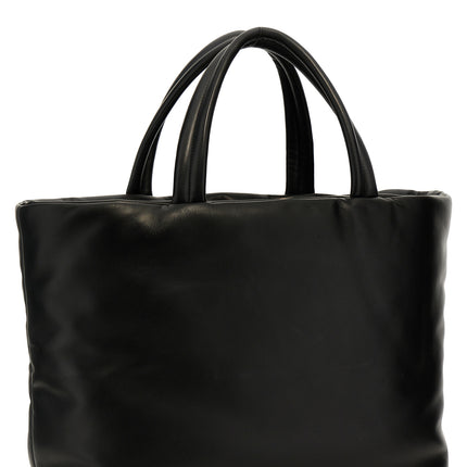 Saint Laurent Black Lamb Leather Tote Bag