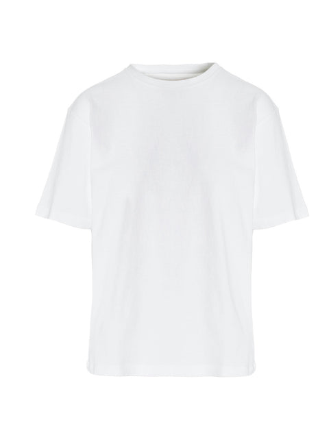 Khaite White Cotton T-Shirt