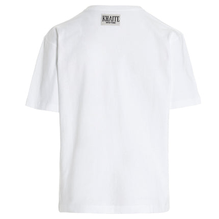 Khaite White Cotton T-Shirt