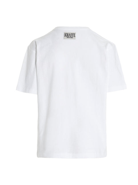 Khaite White Cotton T-Shirt