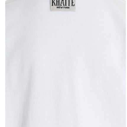 Khaite White Cotton T-Shirt